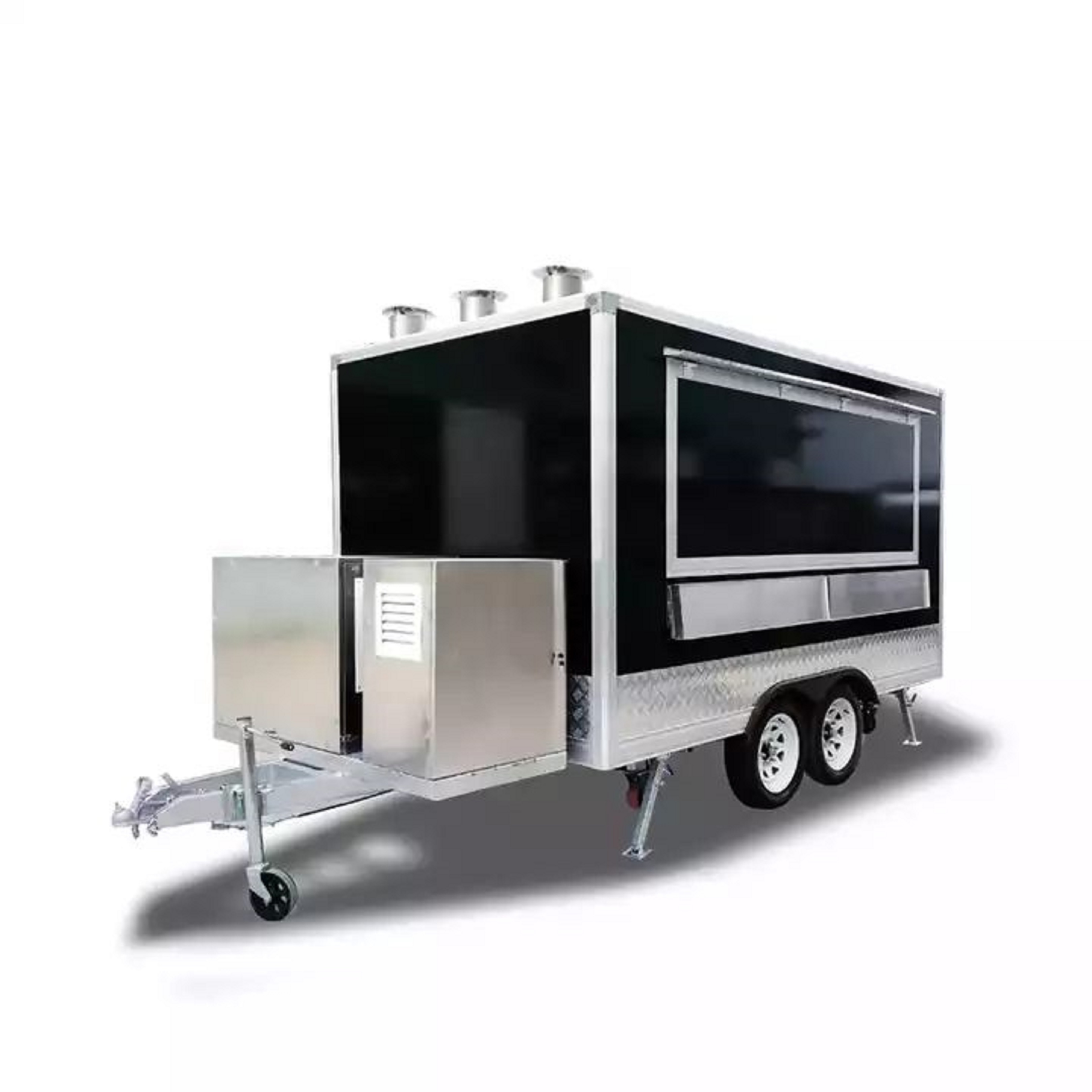 American Popular Street Outdoor Fast Food Carts Crepe Food truck with Snack mobile kitchen