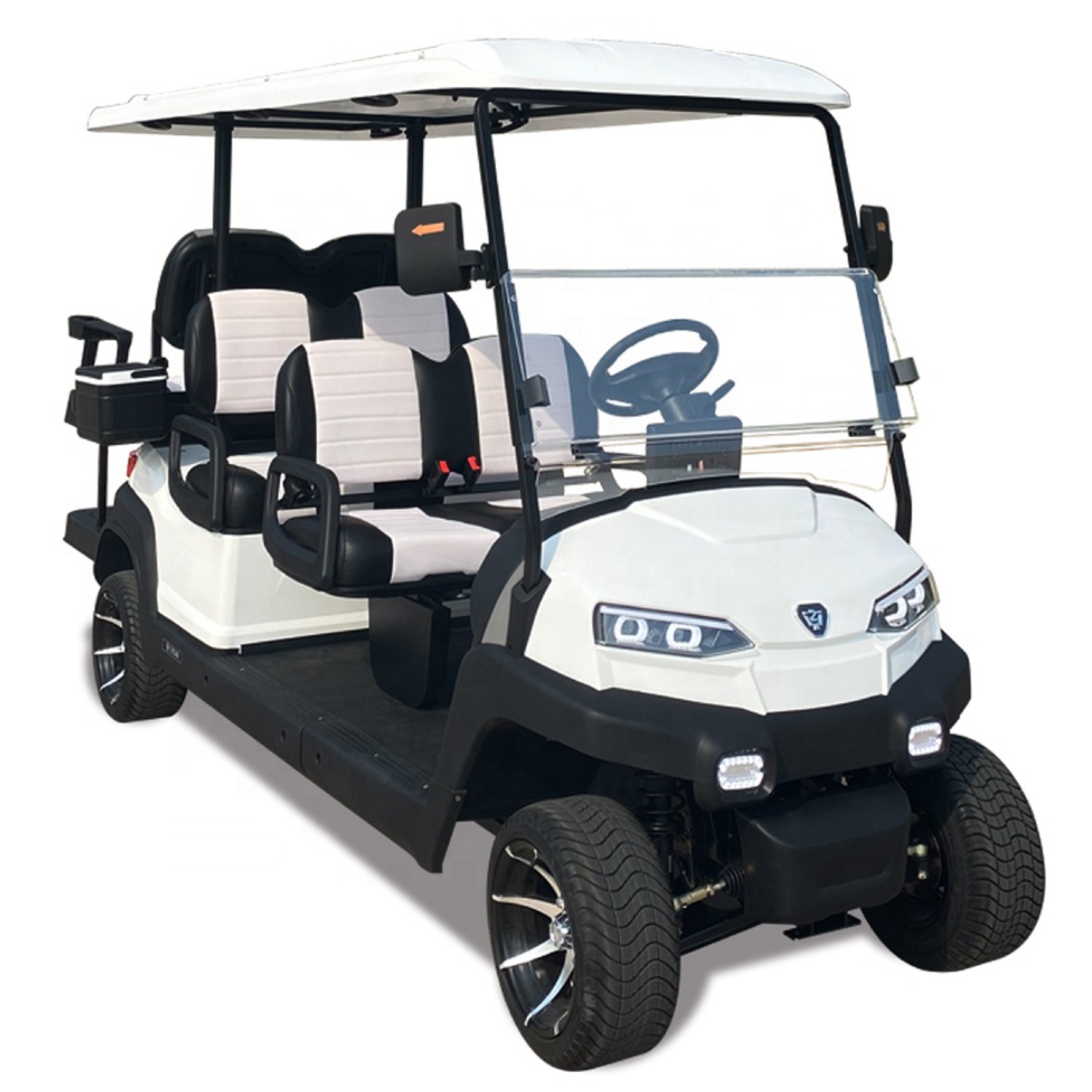 6 Passenger Off Road 4 Wheel Drive Electric Classic 6 seater Golf Cart