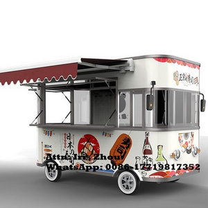 Container food truck hot dog mobile kitchen for sale