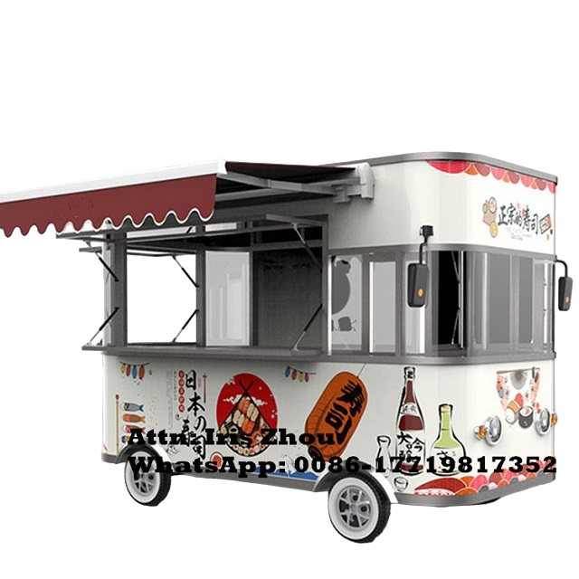 Container food truck hot dog mobile kitchen for sale