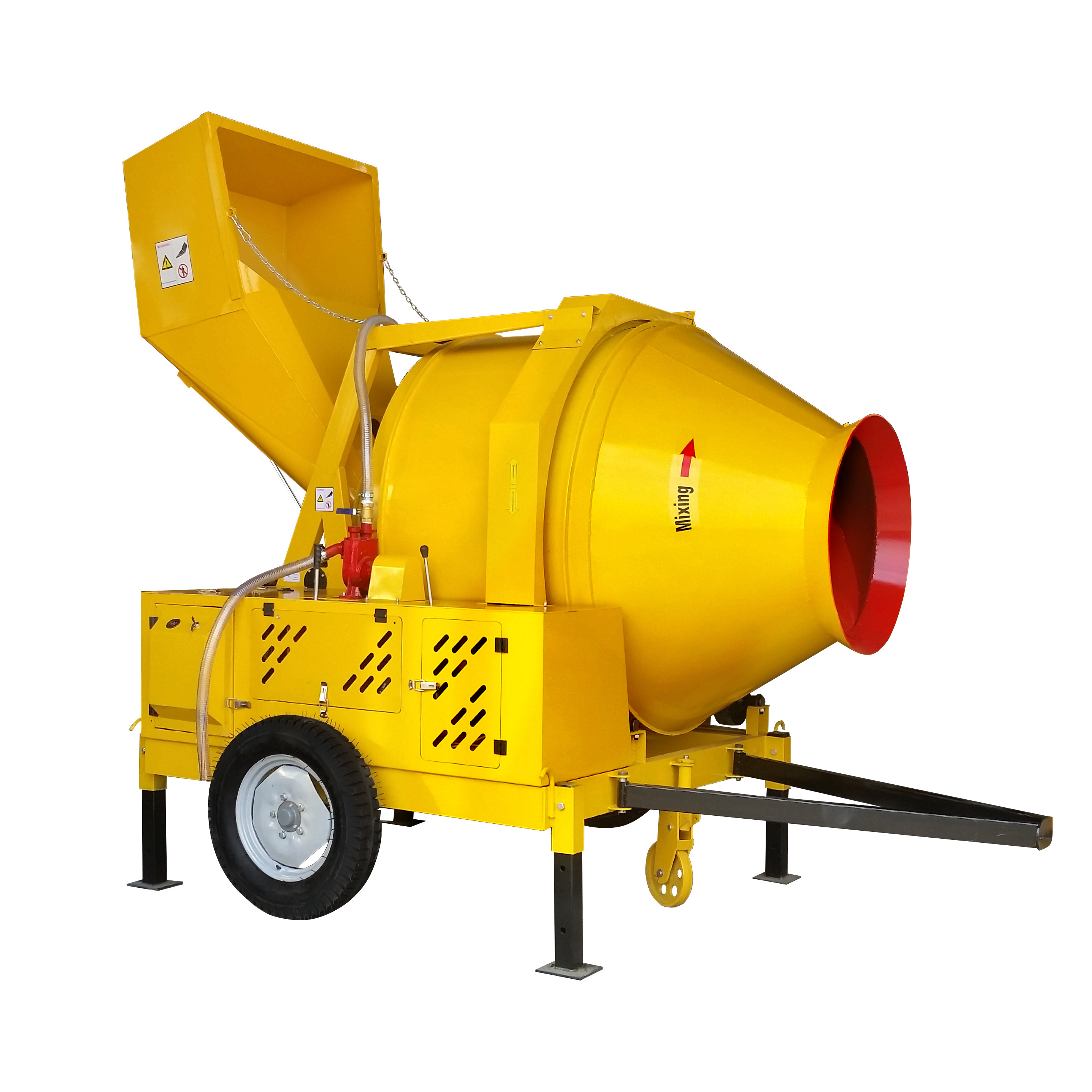 Fully Automatic Diesel Engine Electric Motor 300L 350L 400L 500L mini concrete mixer for sale