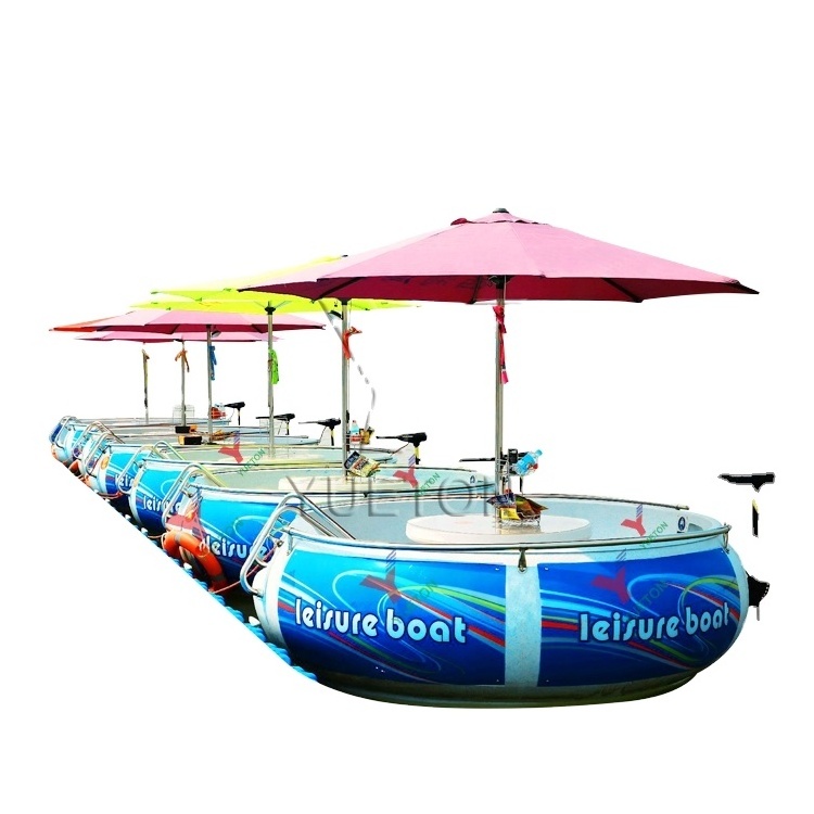 High Quality Floating Barbecue Party Electric Grill Leisure BBQ Donut Boat for Sale