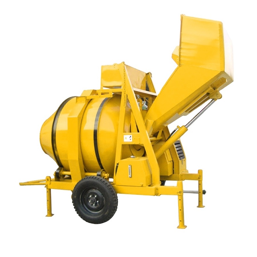 Fully Automatic Diesel Engine Electric Motor 300L 350L 400L 500L mini concrete mixer for sale