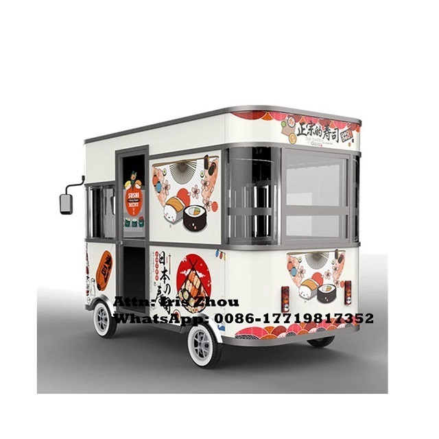 Wecare DOT Valid Mobile Food Truck with Pizza Oven Outdoor Food Cart Food Trailer