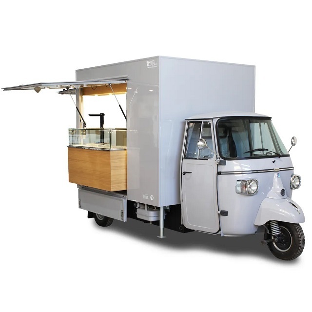 Wecare DOT Valid Mobile Food Truck with Pizza Oven Outdoor Food Cart Food Trailer