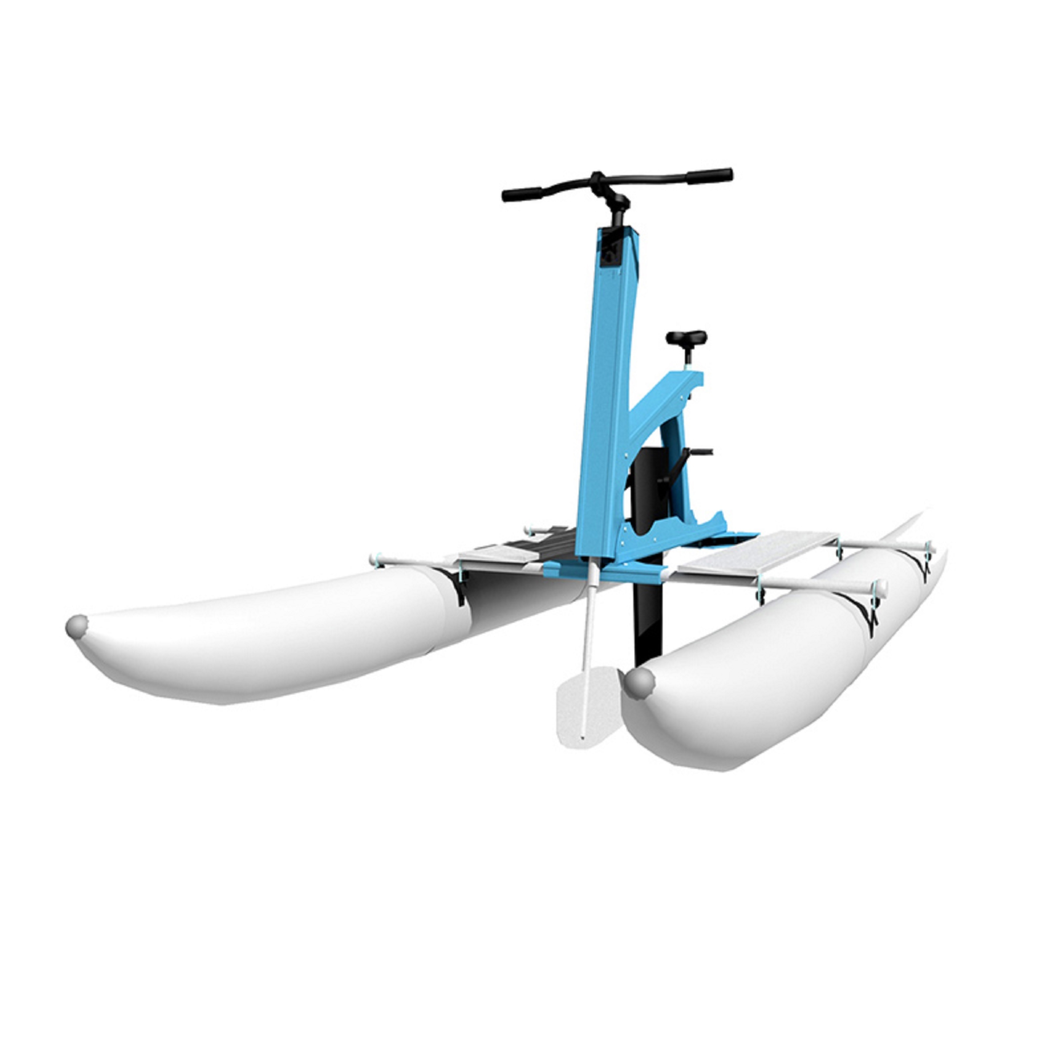 Aqua Pedal Waterbike Inflatable Water Exercise Bike Bicycle Water Pedalo Bike