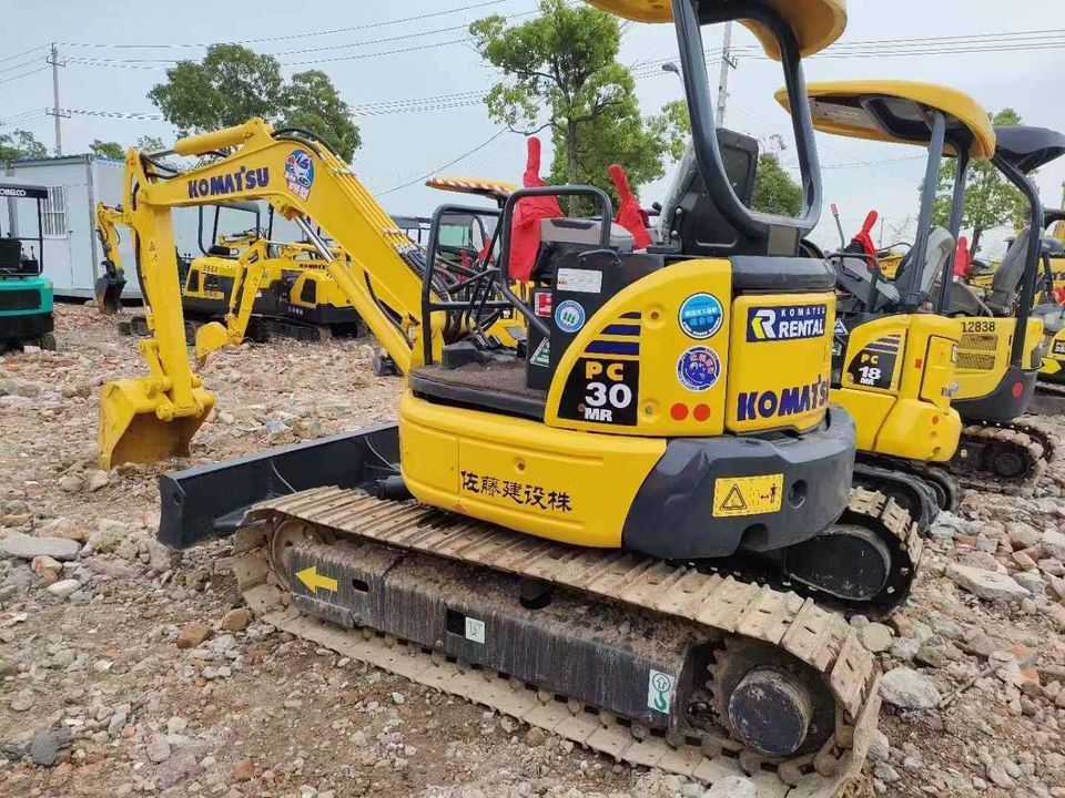 3 Ton Mini used Excavator Used Komatsu PC30 Digger Second Hand KOMATSU PC30MR for Sale