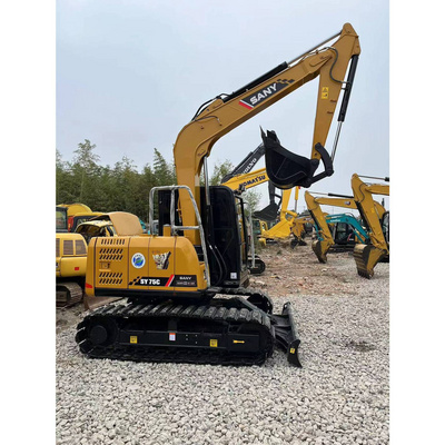 7 Ton Second-hand China SANY SY75C Used Hydraulic Excavator