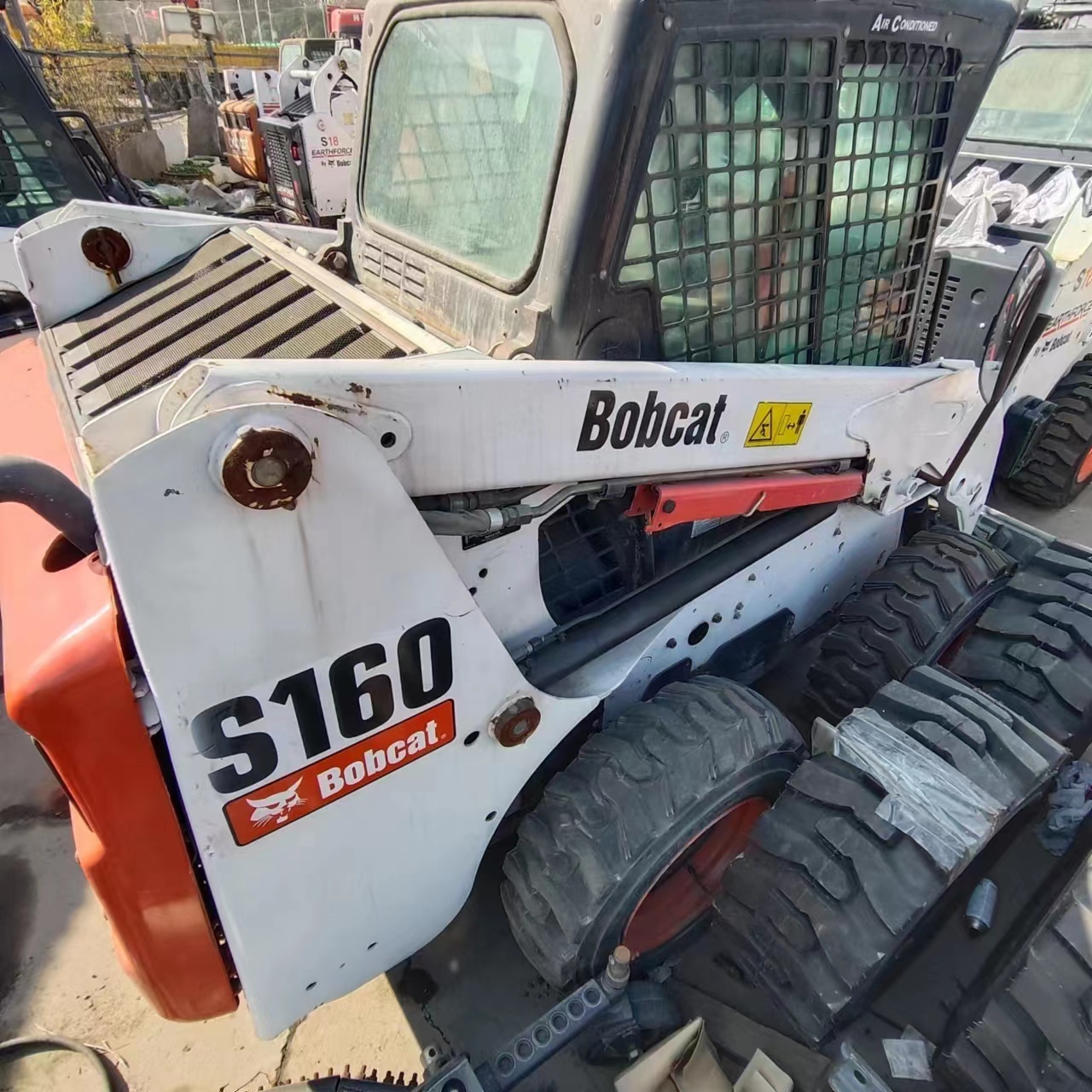 Uesd skid steer price original of USA loader good condition BOBCAT S160 Hot sell Wheel Loaders in China