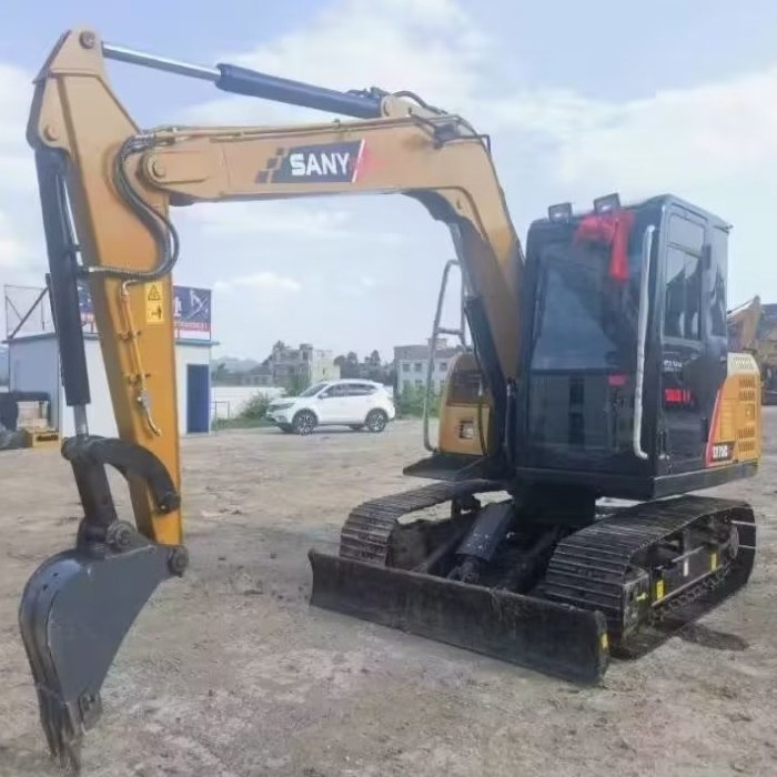 SANY 75 2022Year Used excavator SANY SY75C 7ton Used Second hand excavator SANY SY60C/75C/95C/135C/215C Good condition