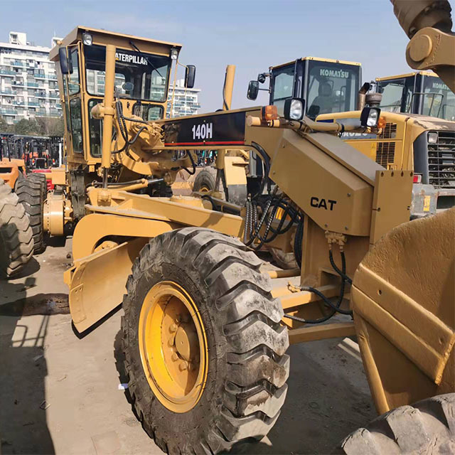 Best quality 140H second hand grader cat 120h 140h cheap price motor grader  used japan Cat 140H grader motor with good tire