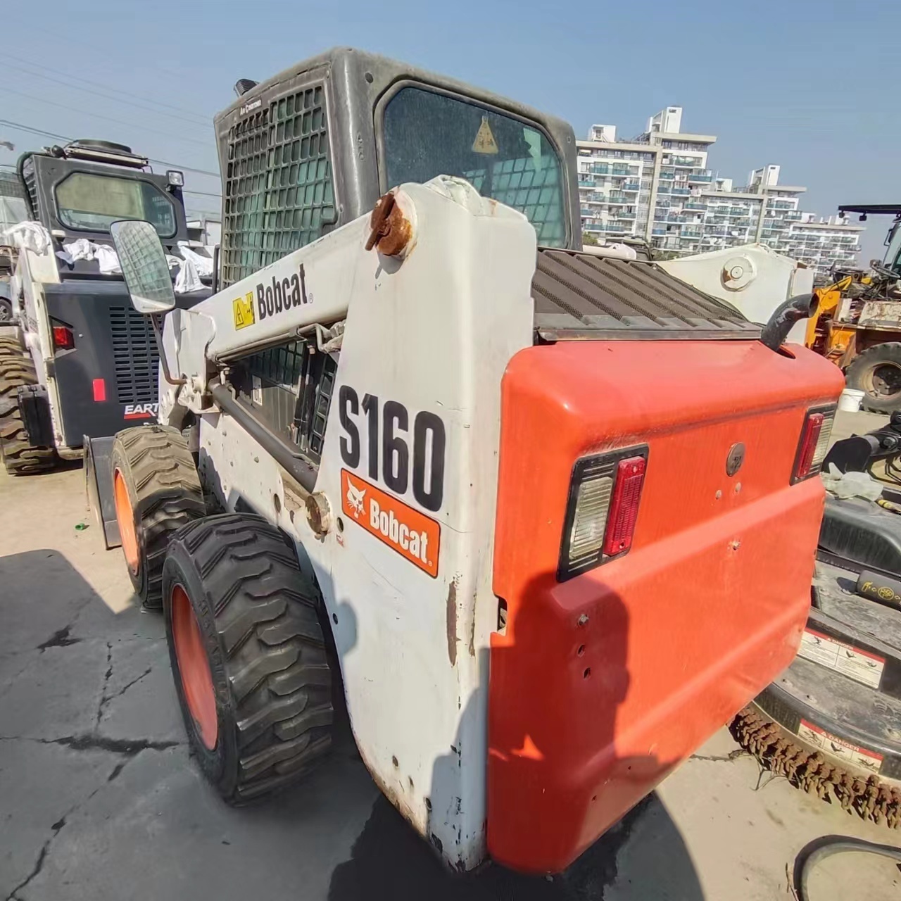 Uesd skid steer price original of USA loader good condition BOBCAT S160 Hot sell Wheel Loaders in China