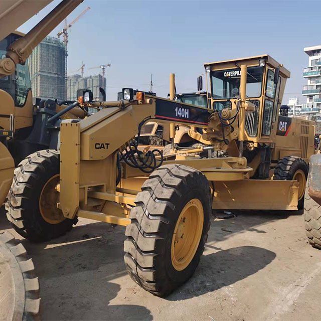 Best quality 140H second hand grader cat 120h 140h cheap price motor grader  used japan Cat 140H grader motor with good tire