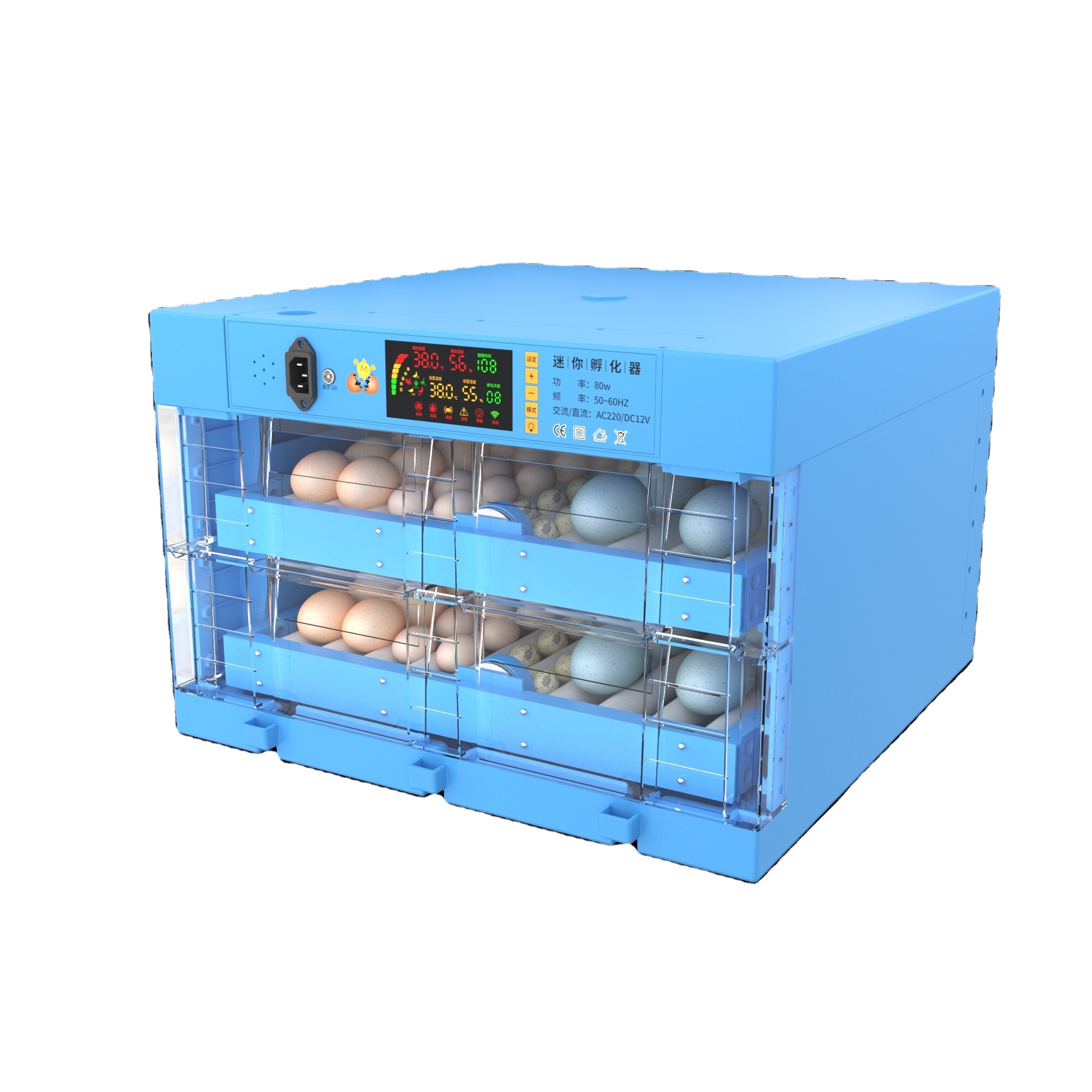 Premium Quality Made in Italy Automatic Incubator 25 chicken eggs PIOPIO 25 D