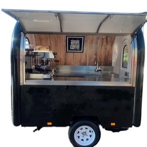 Hot Selling Quality Cheap scooter trailer mobile food vending trailer custom design stainless steel mobile Ice Cream Food Truck