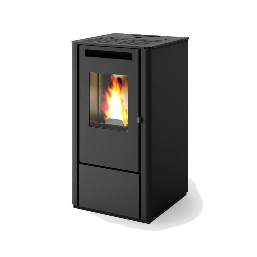 Best Quality Selling Modern Freestanding wood pellet stove with ceramic side boards Home Indoor Heating-Equipment Heater Sales