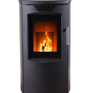 Best Quality Selling Modern Freestanding wood pellet stove with ceramic side boards Home Indoor Heating-Equipment Heater Sales