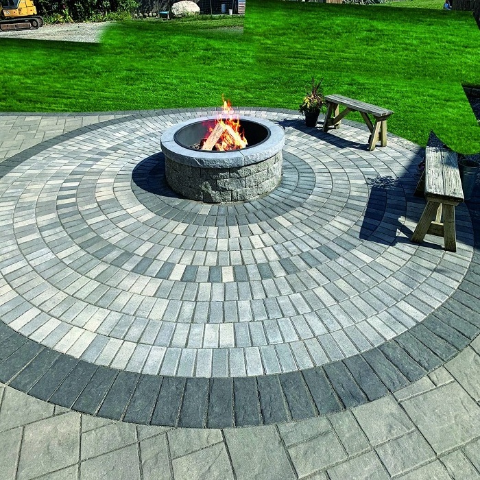 Mesh Paving Stone Type granite cobblestone driveway pavers lowest Price