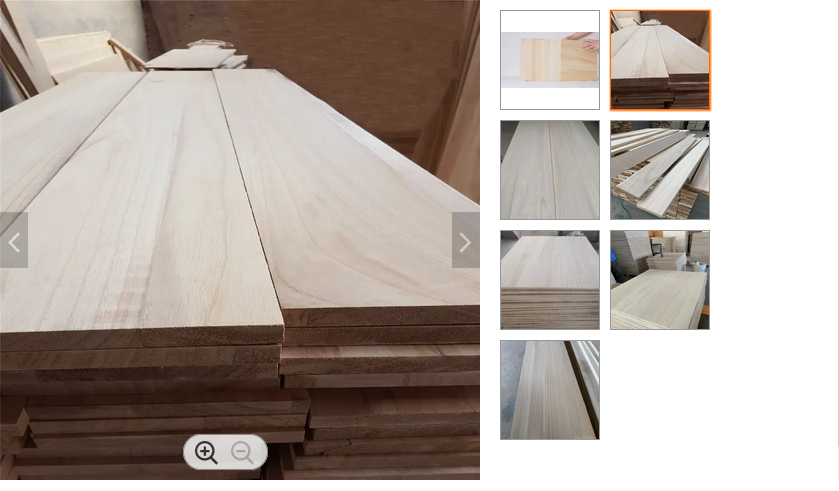 Manufacture direct paulownia solid wood boards paulownia timber wood price