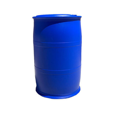 Plastic Barrel 200 Liter HDPE Open Top Blue Plastic Drum 55 gallon plastic drum with iron hoop