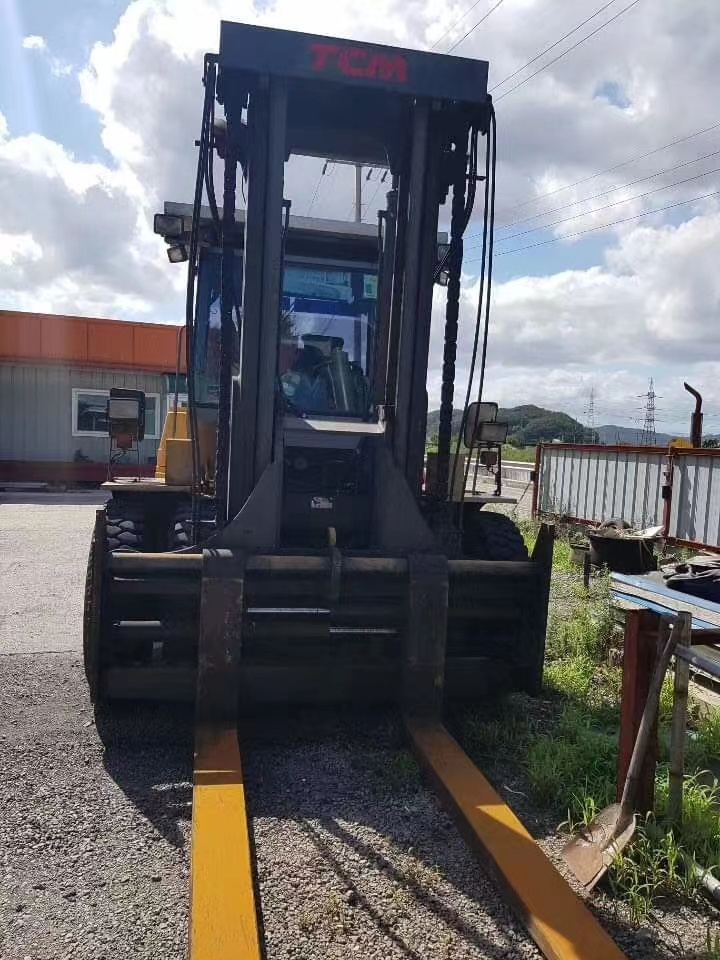 Used 15 ton TCM forklift FD150, secondhand TCM diesel forklift 15ton, used  electric  forklift TCM fd150 for sale