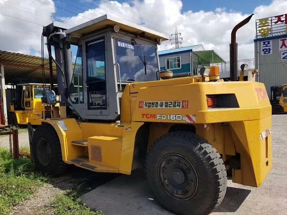 Used 15 ton TCM forklift FD150, secondhand TCM diesel forklift 15ton, used  electric  forklift TCM fd150 for sale