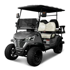 Used Golf Cart 2 4 6 8 Seats 4x4 Gasoline Off Road Club Car for Sale Gold Color Custom Free Design