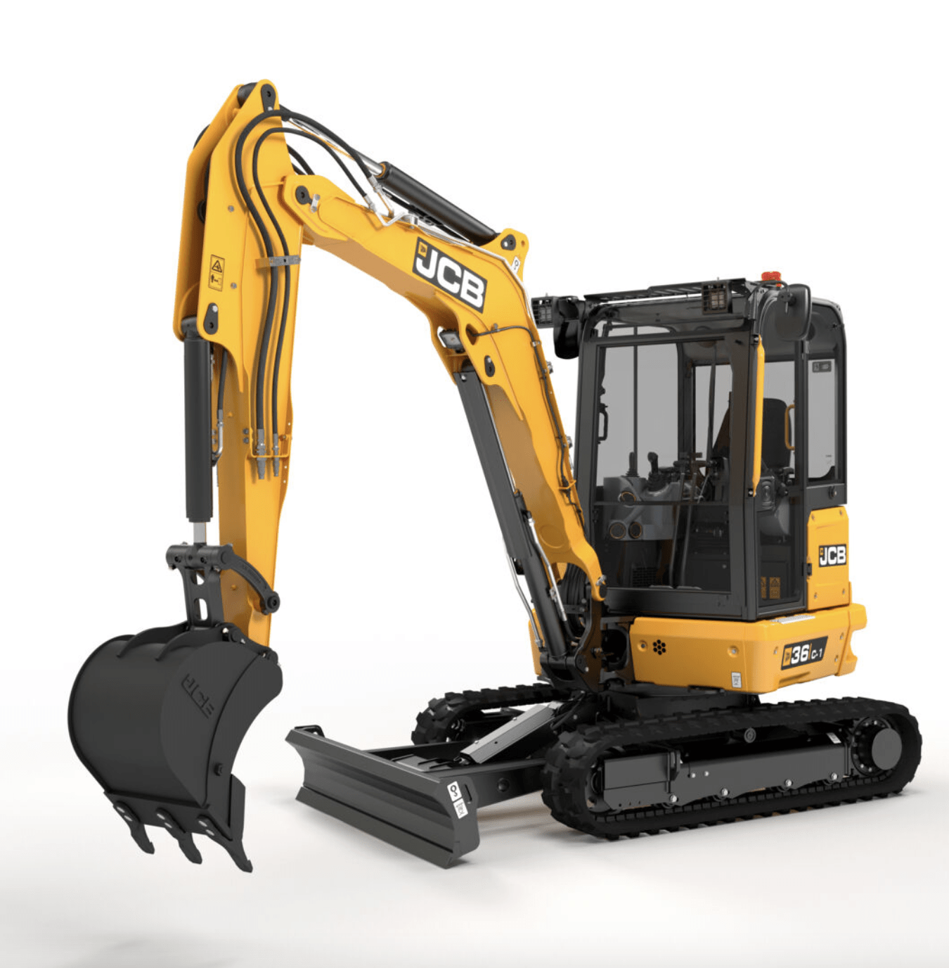 3.8ton factory price high quality with engine mini crawler excavator with side boom and A/C hot sale 2023