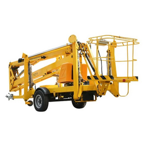 8m 10m 12m 14m 16m Articulated Electric Aerial Work Platform Self-moving Man Lift Towable Boom Lift Cherry Picker For Sale