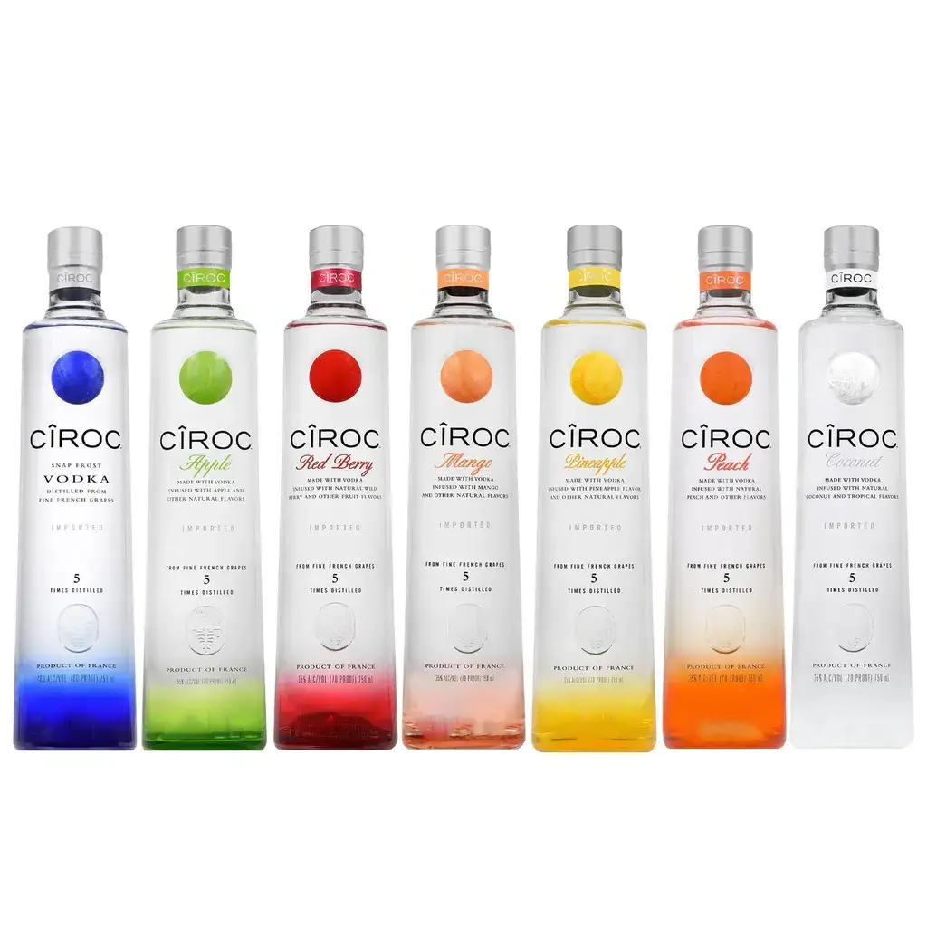 European Ciroc Vodka Luxury French Vodka | Wholesale Ciroc Vodka | Best Taste Vodka in 375ml and 750 mL