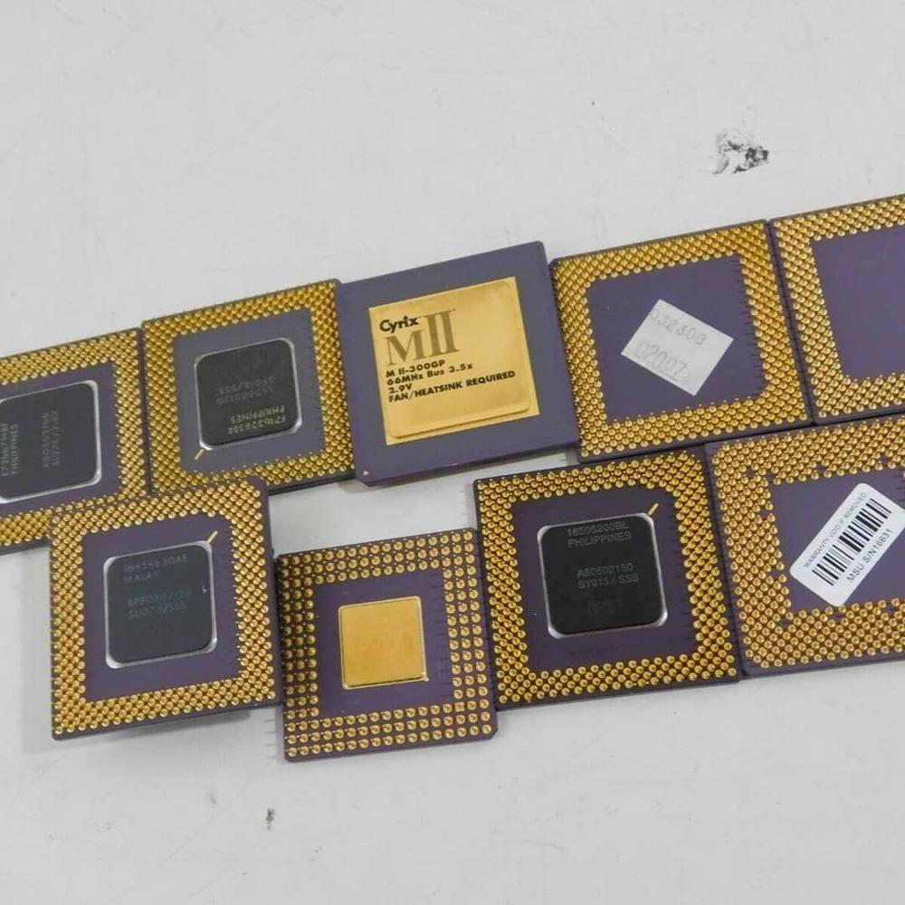 Pentium pro gold ceramic cpu scrap CPU Processor Scrap with Gold Pins