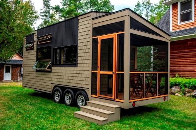 Main Force Cheap Bungalow Container House Detachable Prefabricated Portable Mobile Caravan Tiny Prefab Home