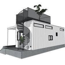 Main Force Cheap Bungalow Container House Detachable Prefabricated Portable Mobile Caravan Tiny Prefab Home