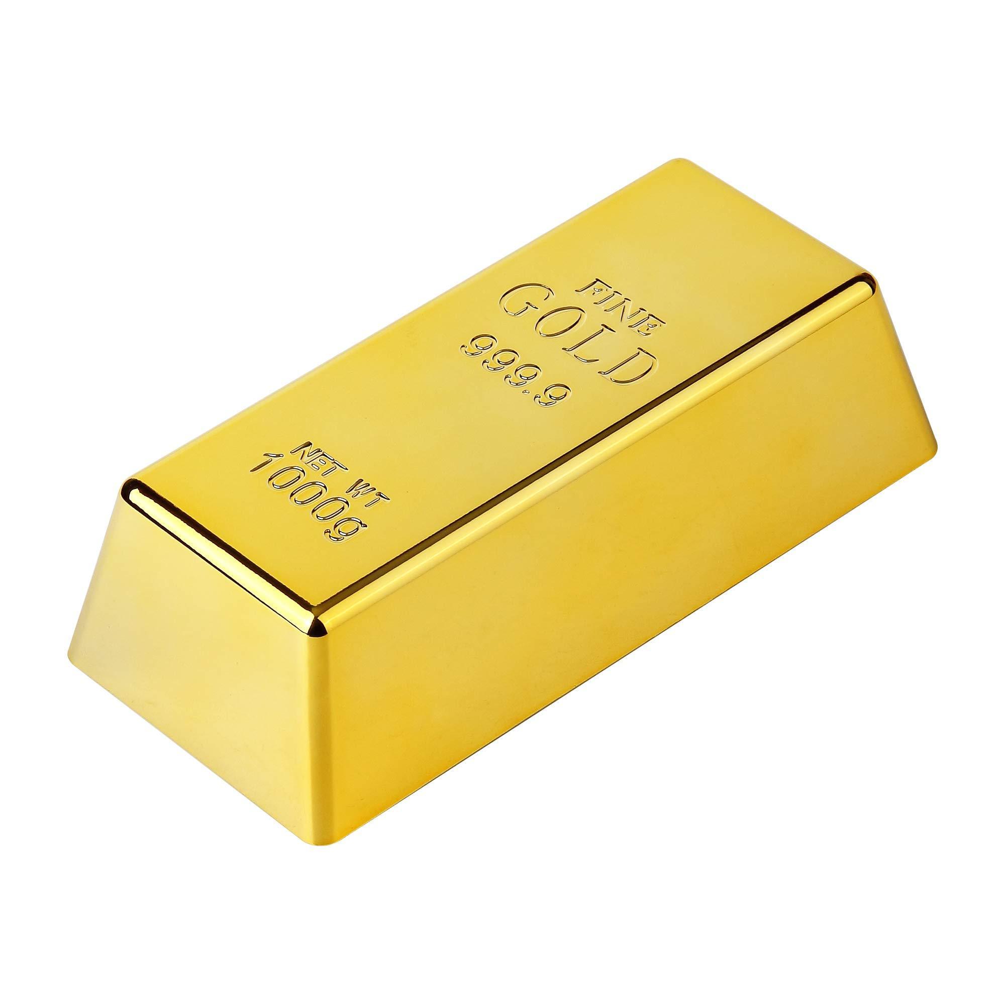 High quality commemorative custom made metal gold clad plated tungsten bar 1 oz 24k pure gold bullion bars