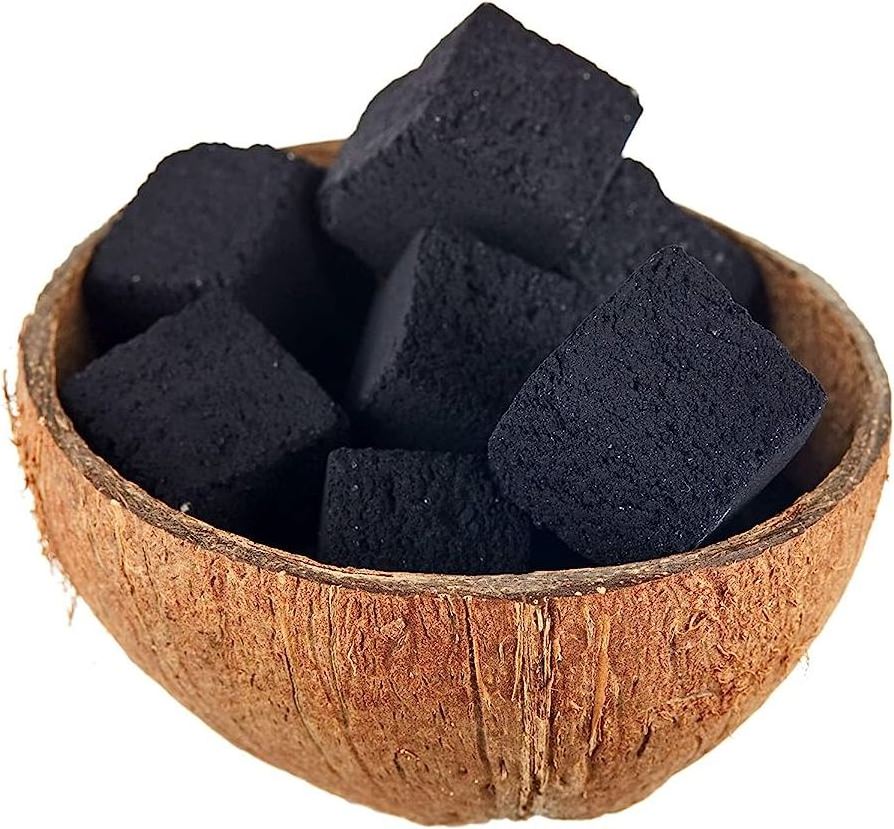 How Price Natural Hard Coconut Hookah Charcoal Shisha Coal  for sale