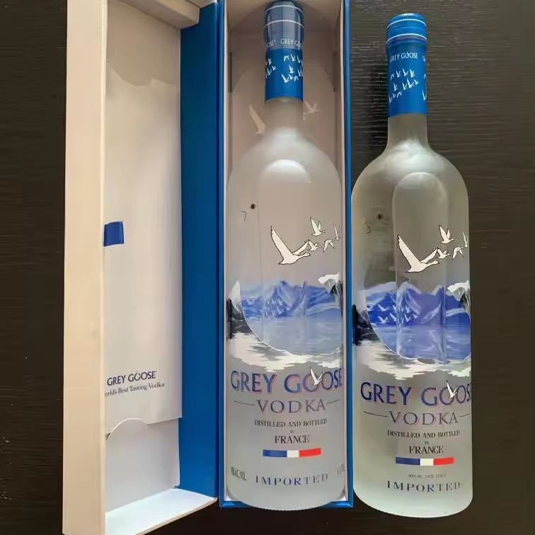 GEMEI Rechargeable Battery Power LED Luminous Grey Goose Vodka Bottle Presenter VIP Glorifier Service Display for Nightclub