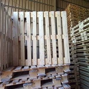 Heavy-Duty Euro Epal Pallet Compressed Wood Plastic Pallet Used Metal Pallets for Shipping