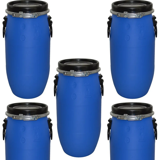 Wholesale price HDPE Plastic Barrel Drum 150/250/300 Liter With Lids For Sale