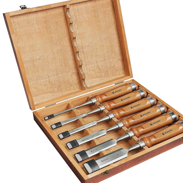 Professional Wood Carving Chisel Set 6/12/19/25mm Wood Turning Chisels High Quality Carpenter Chisel Hand Tools