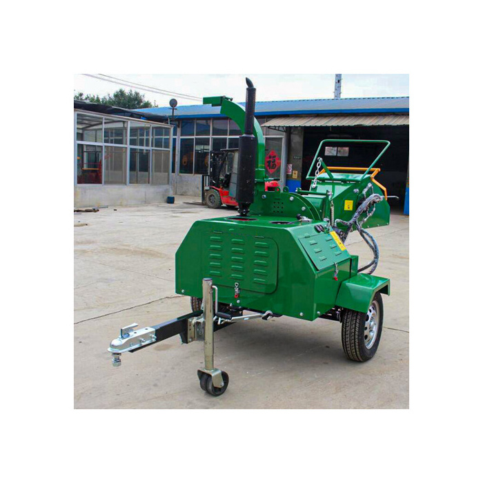 forestry Machinery 22hp 40hp 50hp Wood Chipper Shredder wood chipper machine tree branches shredder 8 inch diesel self-power