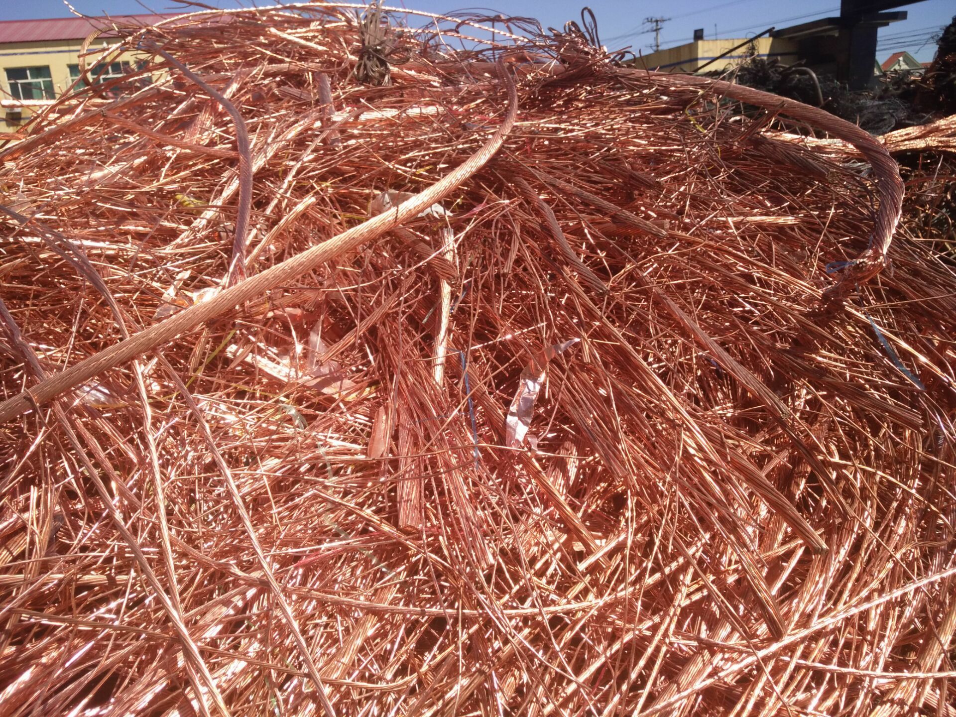 red copper wire scrap