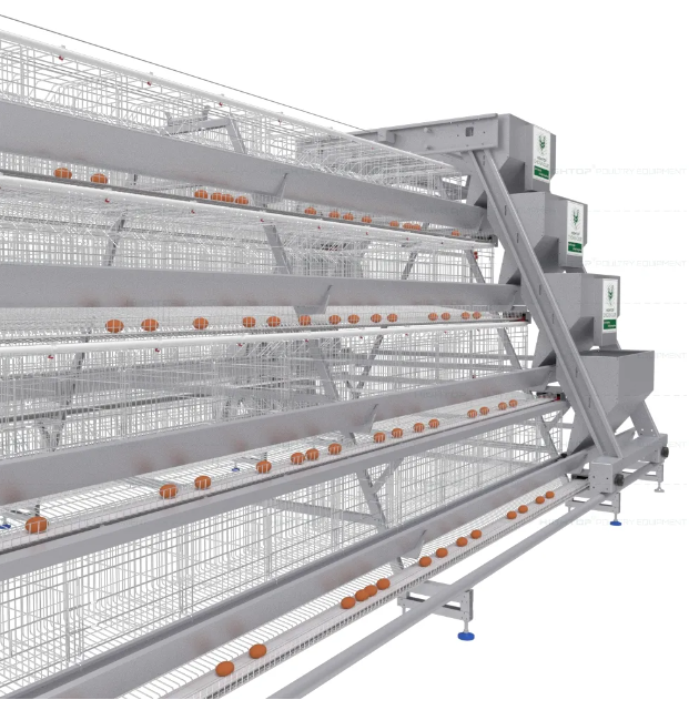 Automatic A-Type Laying Hen Egg Layer Battery Chicken Cages Equipment