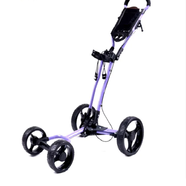 Stocks Newest Golf Trolley Golf Push Pull Trolley Custom Made Golf Cart