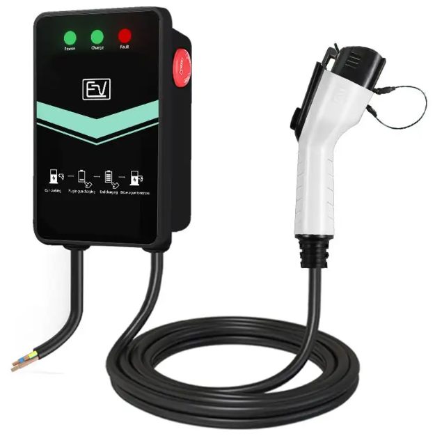 Electric Car Charger Station 3 Phase 32a Ev Charger Fast Wallbox 22kw Type2 Portable Charging Station