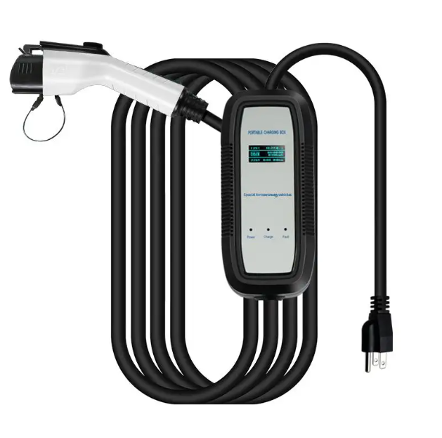 Electric Car Charger Station 3 Phase 32a Ev Charger Fast Wallbox 22kw Type2 Portable Charging Station