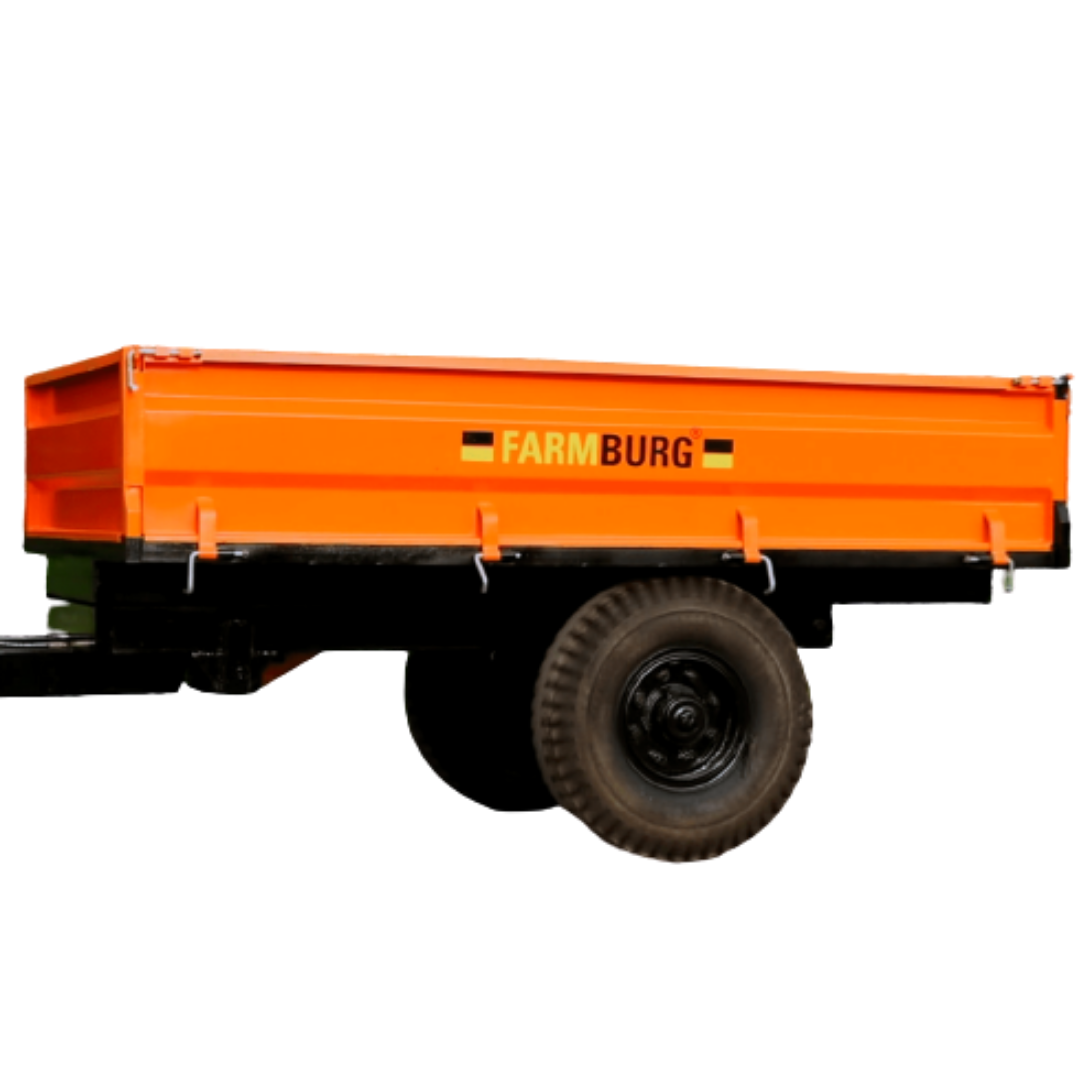 Farm trailer dump trailer with hydraulic disk brakes baffle width 400mm