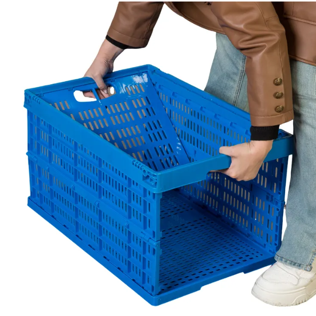 2023 sale Factory Direct Large Foldable Plastic Chicken Cage Transportation Crate