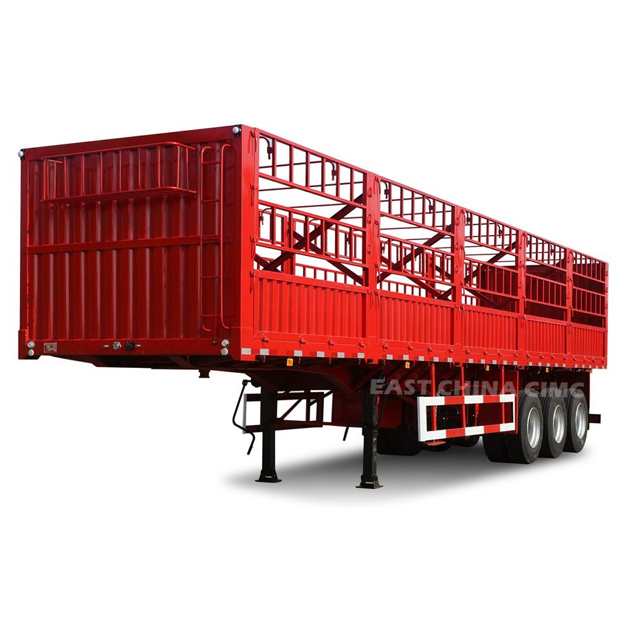 Vehicle Master Animal Fence Transport Trucks Used Cattle Trailers Animal Square Transport Fence Semi Trailer For Sale