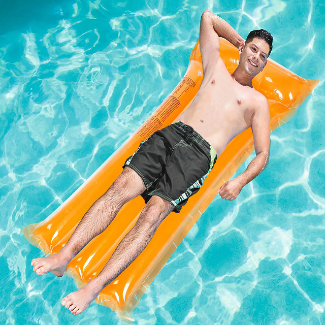 Inflatable Summer Water Bed Pad PVC Pool Float Tray For Adults Floating Water Hammock Swimming Pool Water Row Air Mattress