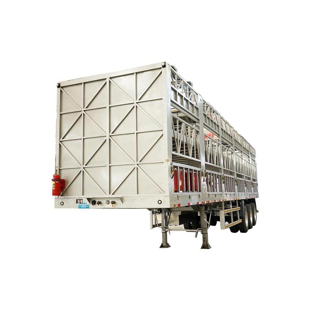 Fence cargo Semi trailer Livestock Animal Cattle Transport side wall drop deck fence cargo semi trailer